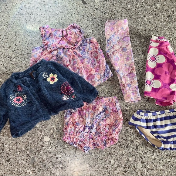 6-Piece TEA Haul | Baby Girl's Outfits | Size 3-6 Months 👶💖 - Picture 1 of 4
